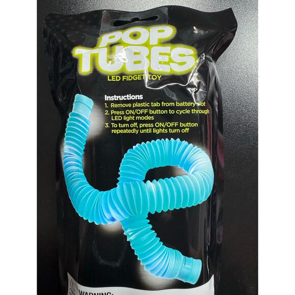 4 PKS OF 3 - 3 Pk Fidget LED tubes for ages 6+ - Picture 4 of 5